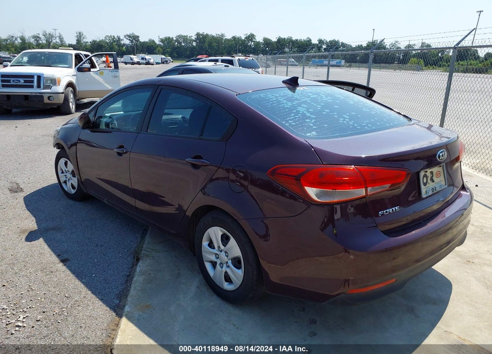 2017 KIA FORTE LX VIN: 3KPFK4A70HE016502