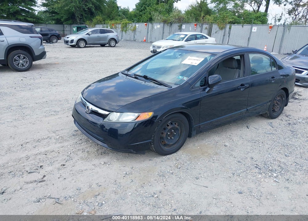 2008 HONDA CIVIC SDN LX VIN: 1HGFA16548L037449