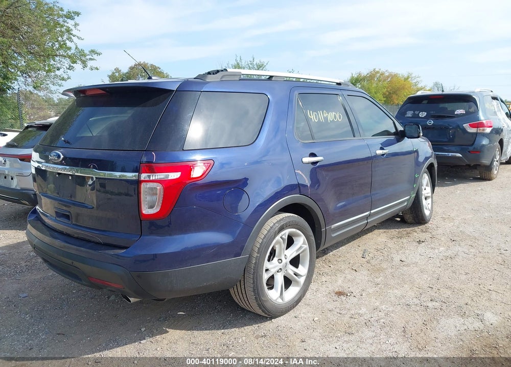 2011 FORD EXPLORER LIMITED VIN: 1FMHK7F84BGA92142