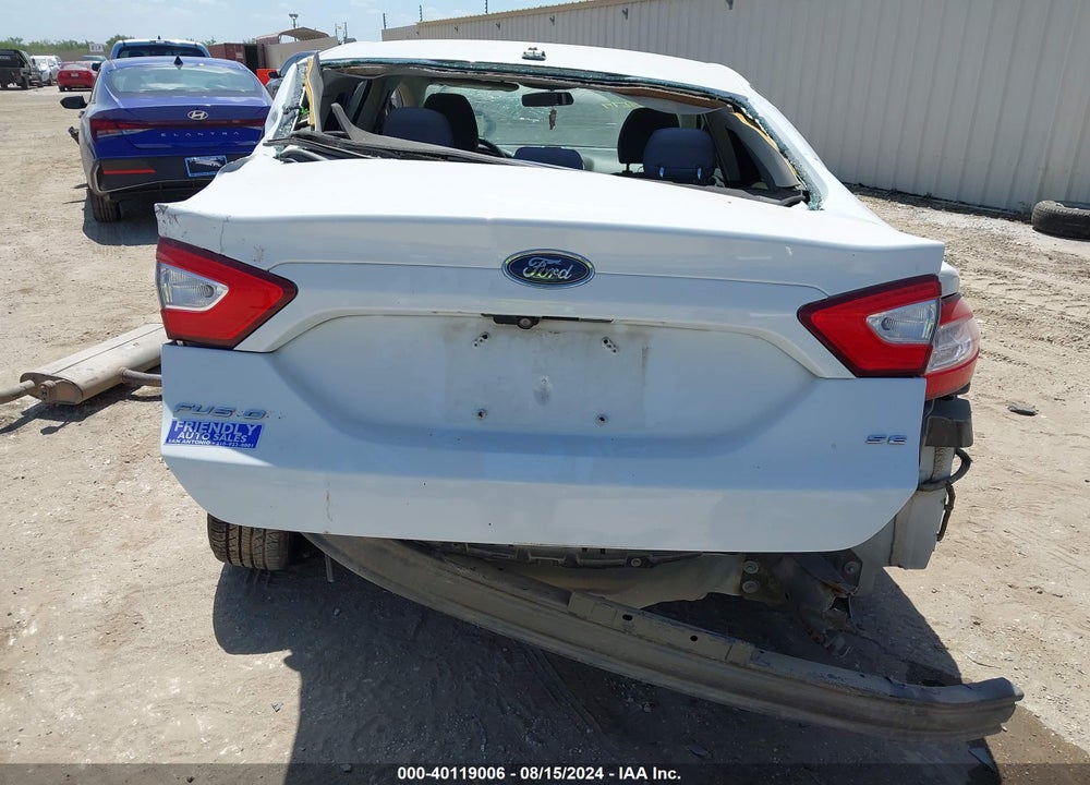 2016 FORD FUSION S VIN: 3FA6P0G79GR262866