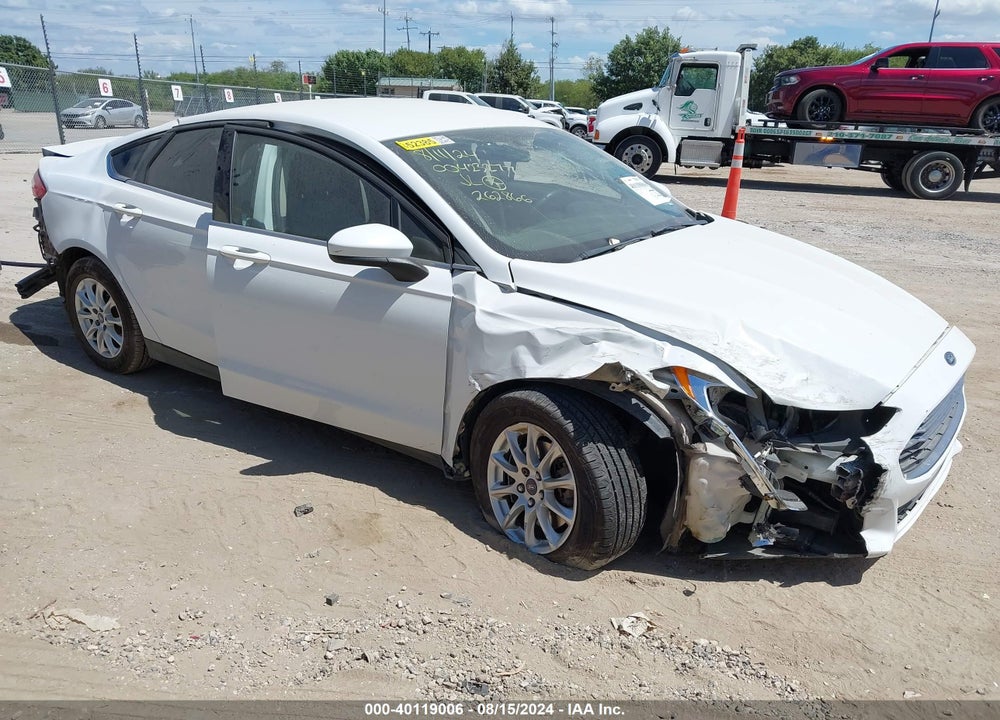 2016 FORD FUSION S VIN: 3FA6P0G79GR262866