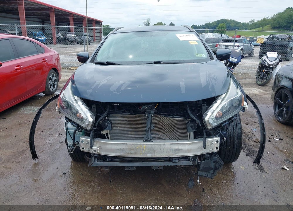 2018 NISSAN MURANO SV VIN: 5N1AZ2MH7JN161189