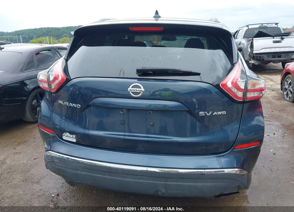 2018 NISSAN MURANO SV VIN: 5N1AZ2MH7JN161189