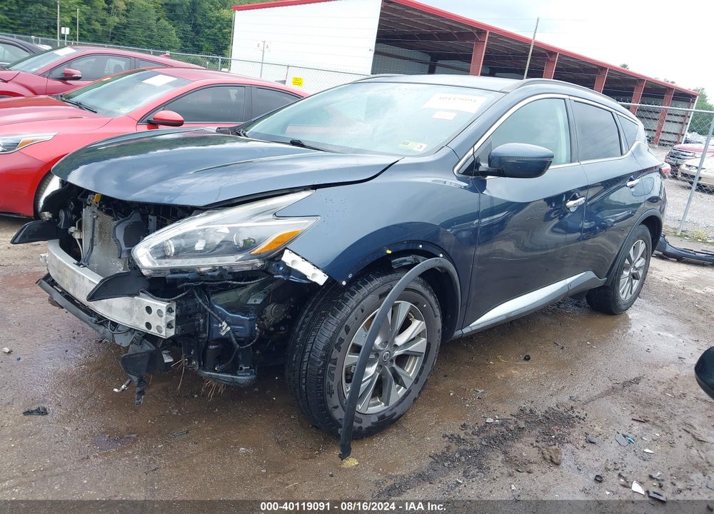 2018 NISSAN MURANO SV VIN: 5N1AZ2MH7JN161189