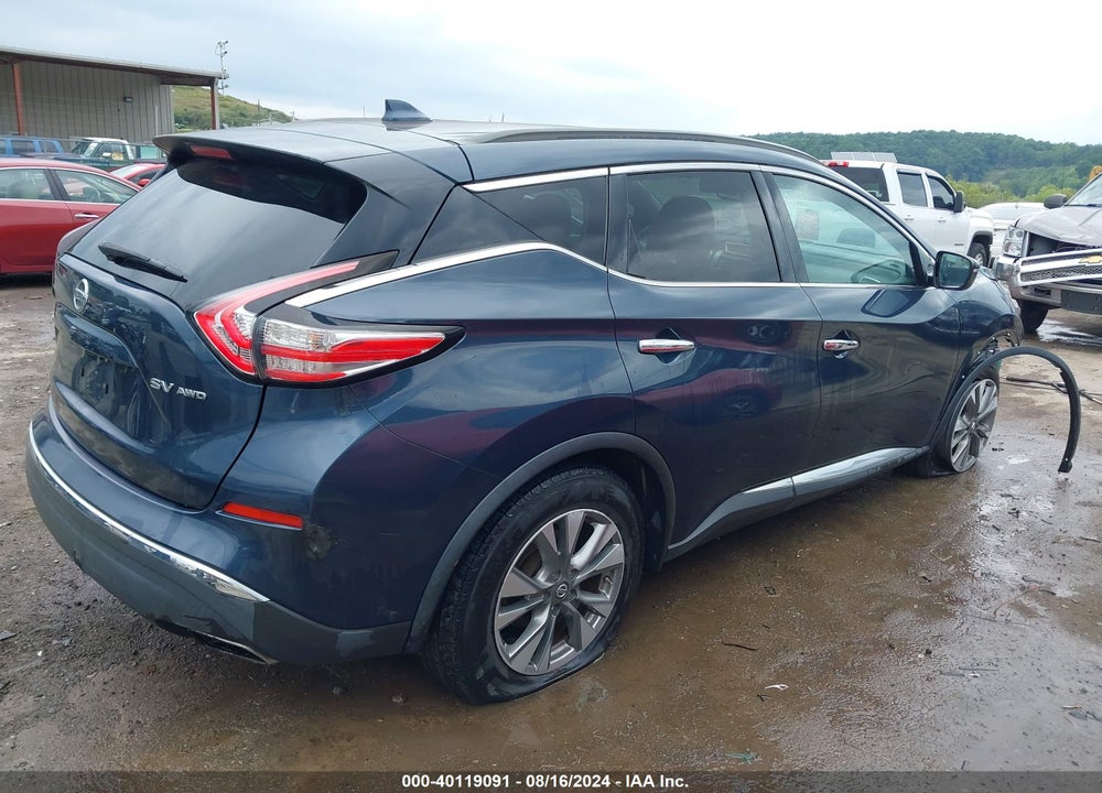 2018 NISSAN MURANO SV VIN: 5N1AZ2MH7JN161189