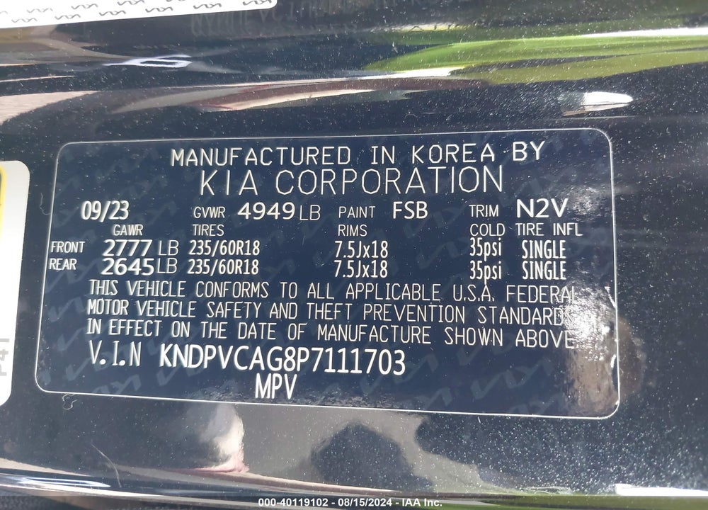 2023 KIA SPORTAGE HYBRID EX VIN: KNDPVCAG8P7111703
