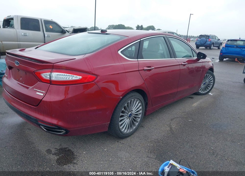 2016 FORD FUSION TITANIUM VIN: 3FA6P0K93GR391310