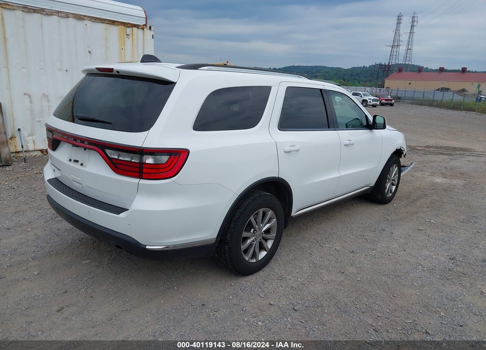 2018 DODGE DURANGO SXT AWD VIN: 1C4RDJAG5JC307130