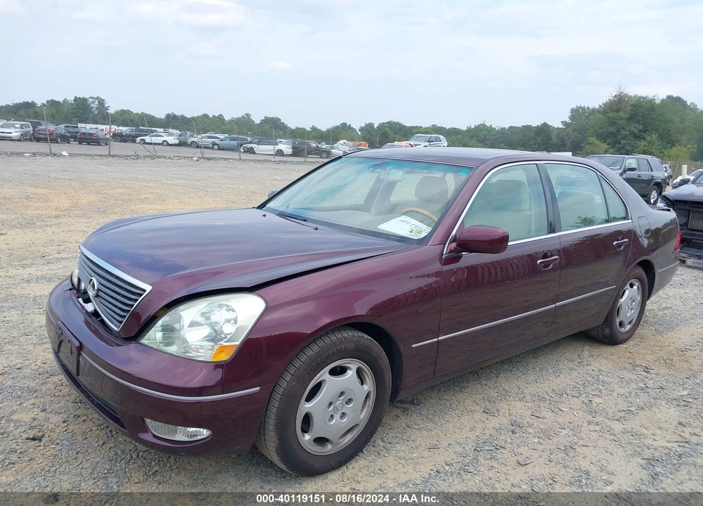 2001 LEXUS LS 430 VIN: JTHBN30F910030212
