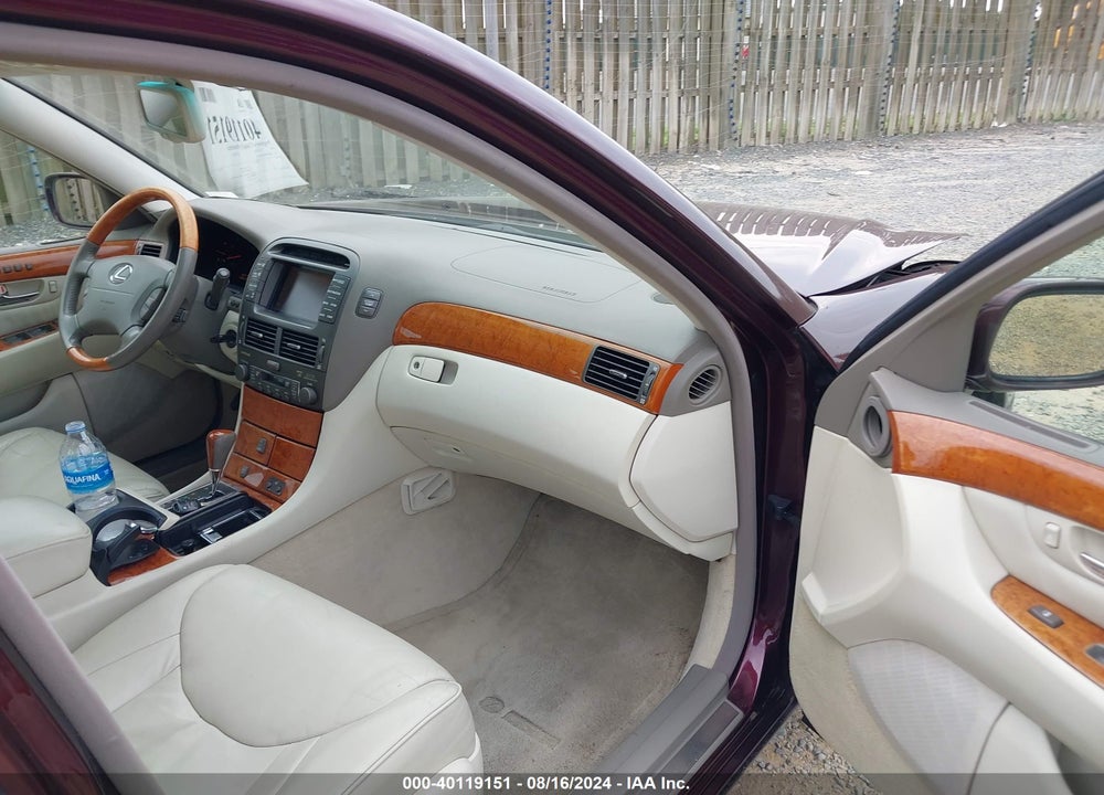 2001 LEXUS LS 430 VIN: JTHBN30F910030212