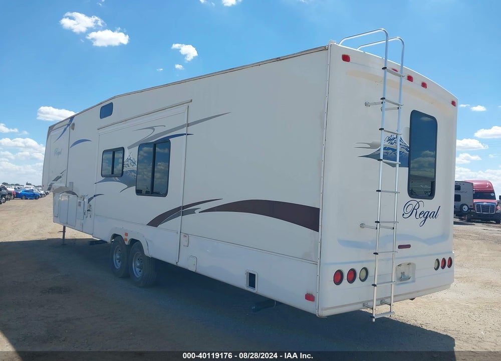 2008 FLEETWOOD REGAL EXTREME EDITIO VIN: 4CT5B352982321936
