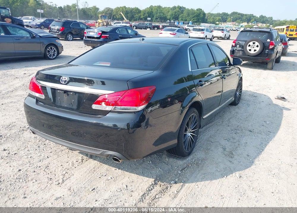 2011 TOYOTA AVALON VIN: 4T1BK3DB8BU422380