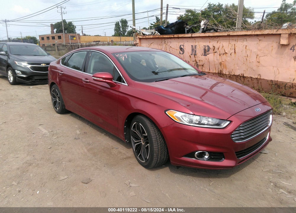 2013 FORD FUSION TITANIUM VIN: 3FA6P0K92DR124638