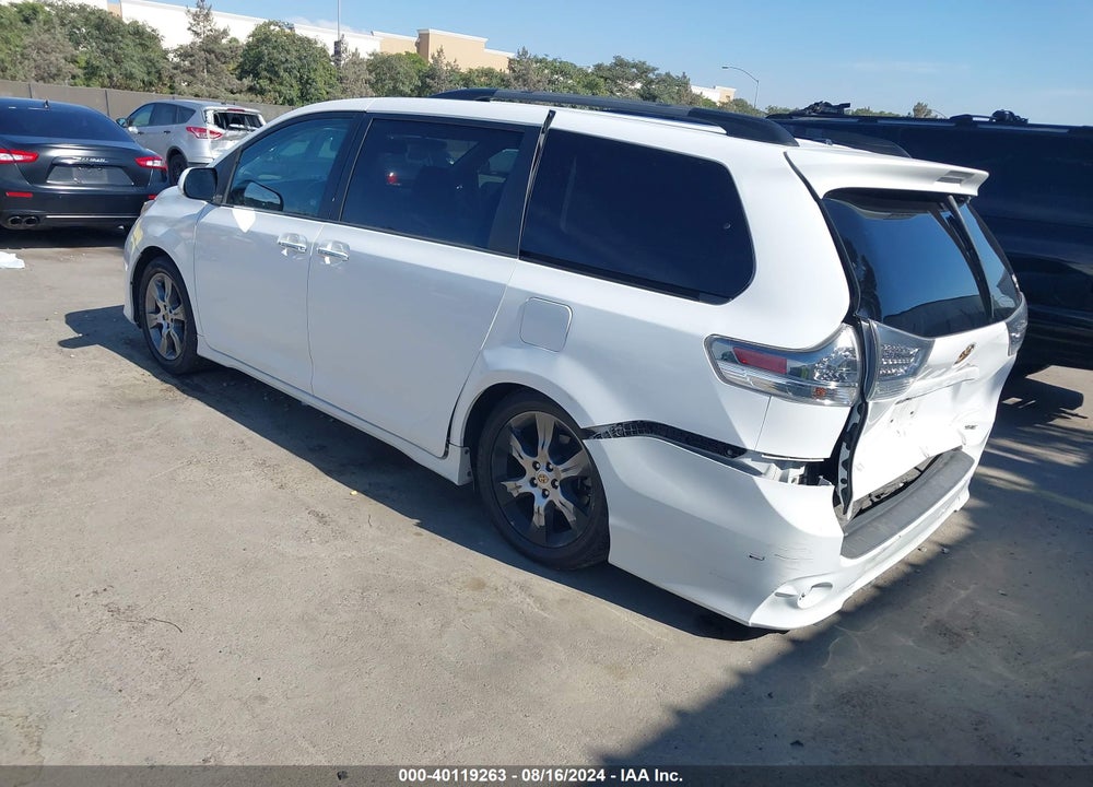 2015 TOYOTA SIENNA VIN: 5TDXK3DC1FS543135