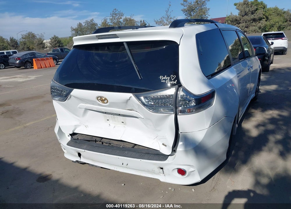 2015 TOYOTA SIENNA VIN: 5TDXK3DC1FS543135