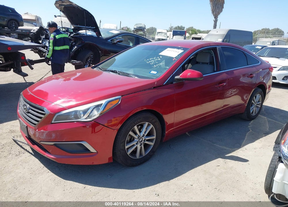 2016 HYUNDAI SONATA SE VIN: 5NPE24AF1GH314182