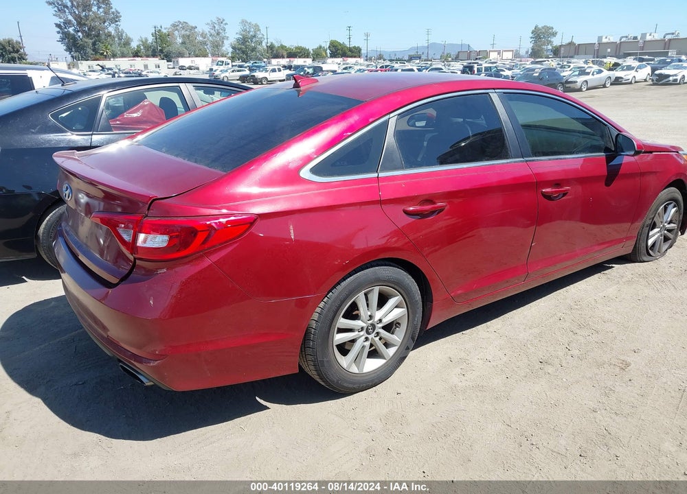 2016 HYUNDAI SONATA SE VIN: 5NPE24AF1GH314182