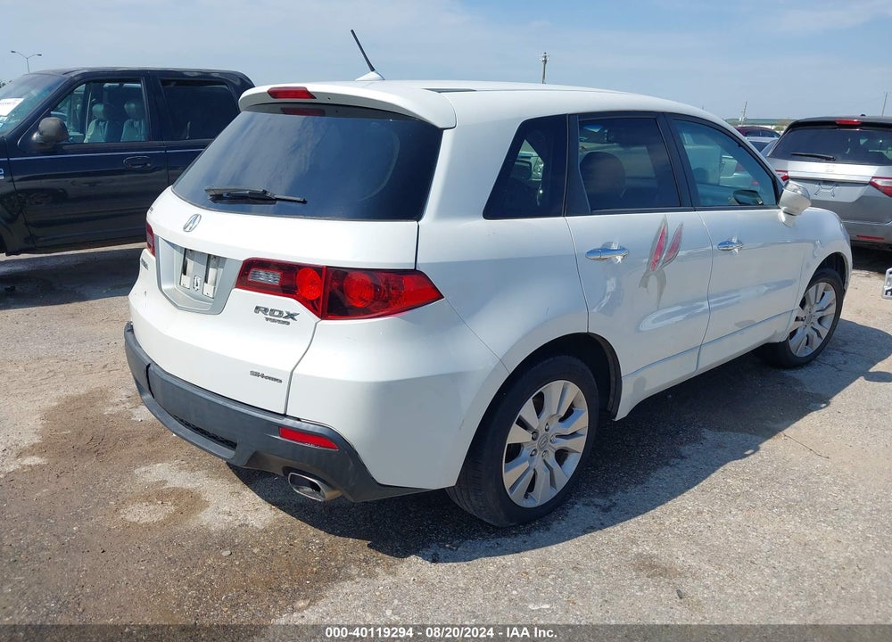 2011 ACURA RDX VIN: 5J8TB1H24BA008250