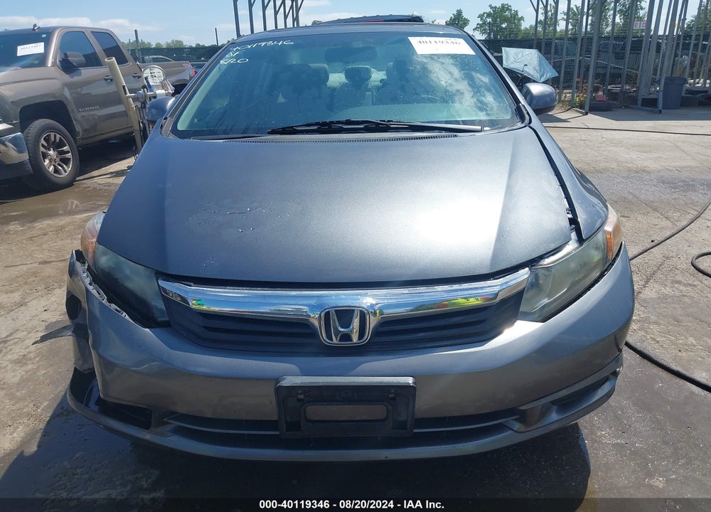 2012 HONDA CIVIC EX-L VIN: 2HGFB2F94CH544492
