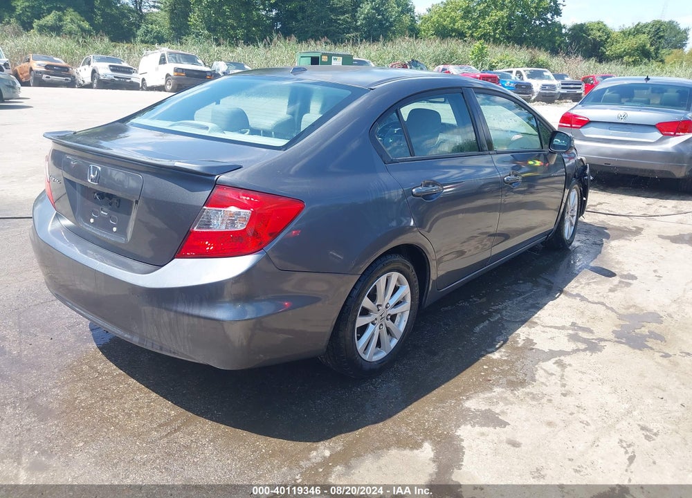 2012 HONDA CIVIC EX-L VIN: 2HGFB2F94CH544492