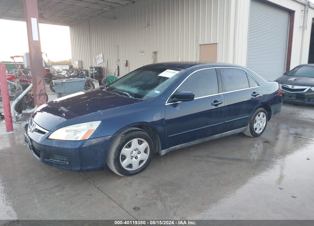 2007 HONDA ACCORD 2.4 LX VIN: 3HGCM56427G704586