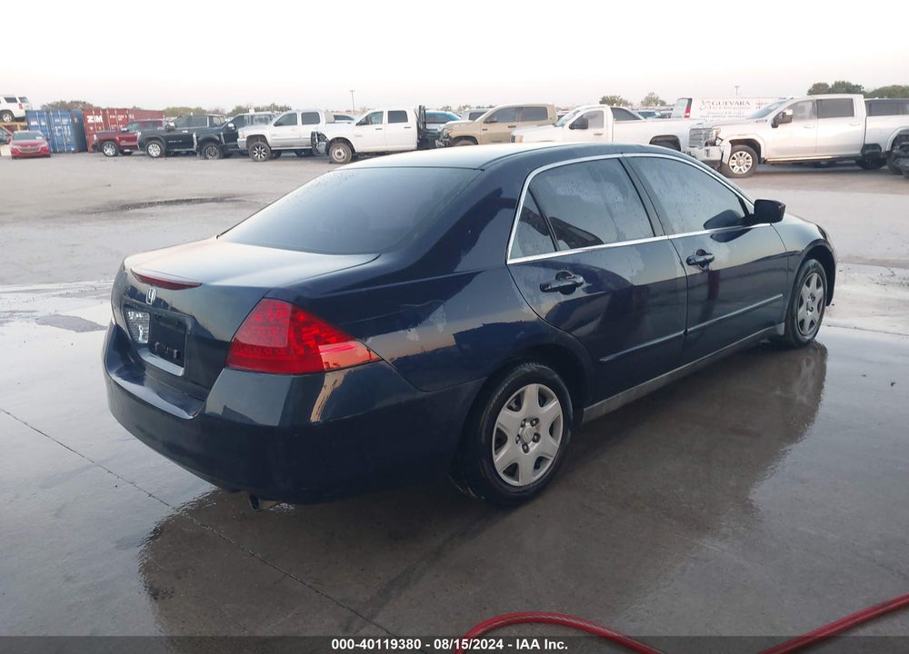 2007 HONDA ACCORD 2.4 LX VIN: 3HGCM56427G704586