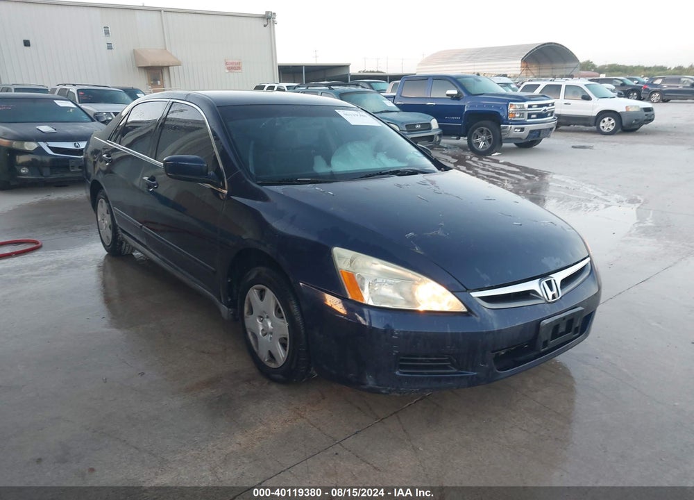 2007 HONDA ACCORD 2.4 LX VIN: 3HGCM56427G704586
