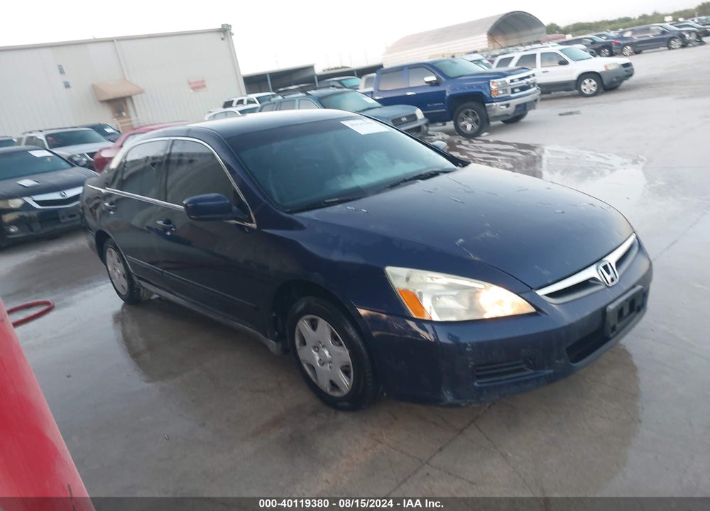 2007 HONDA ACCORD 2.4 LX VIN: 3HGCM56427G704586