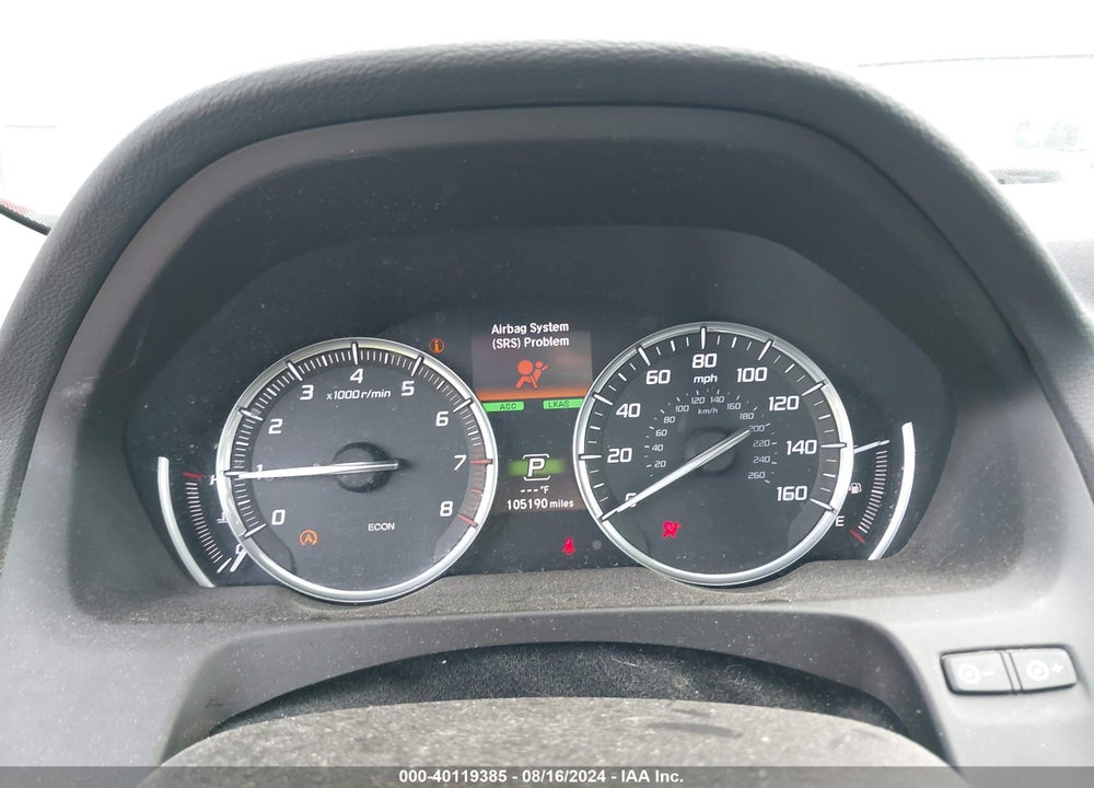 2015 ACURA TLX V6 ADVANCE VIN: 19UUB3F74FA010391