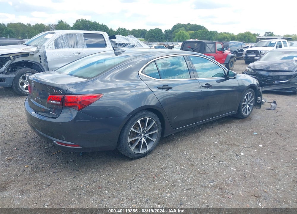 2015 ACURA TLX V6 ADVANCE VIN: 19UUB3F74FA010391