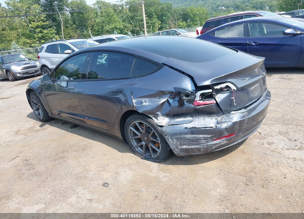 2021 TESLA MODEL 3 STANDARD RANGE PLUS REAR-WHEEL DRIVE VIN: 5YJ3E1EA6MF045439