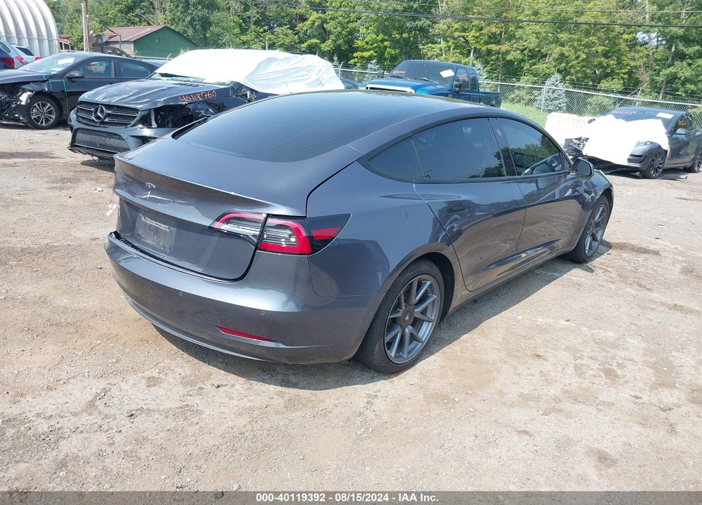 2021 TESLA MODEL 3 STANDARD RANGE PLUS REAR-WHEEL DRIVE VIN: 5YJ3E1EA6MF045439