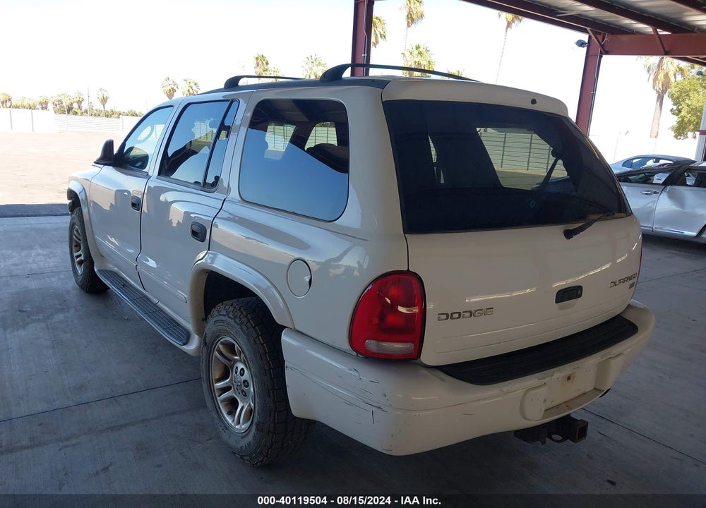 2003 DODGE DURANGO SLT PLUS VIN: 1D4HS58N93F508482