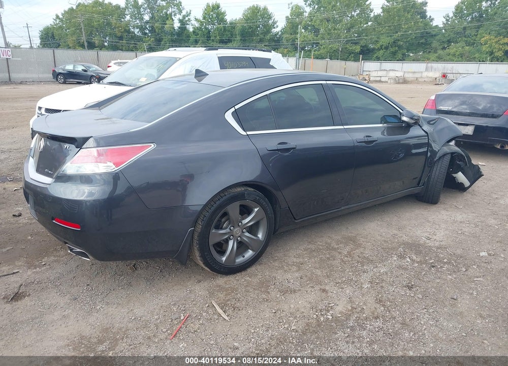 2012 ACURA TL 3.7 VIN: 19UUA9F51CA003642