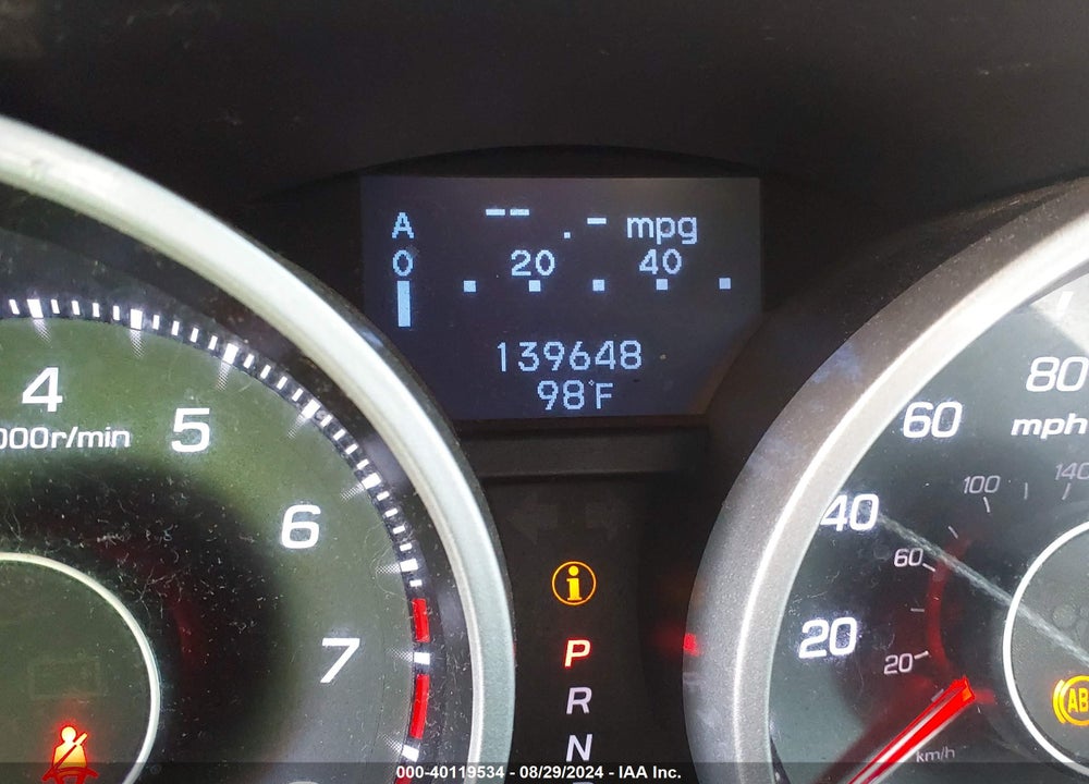 2012 ACURA TL 3.7 VIN: 19UUA9F51CA003642