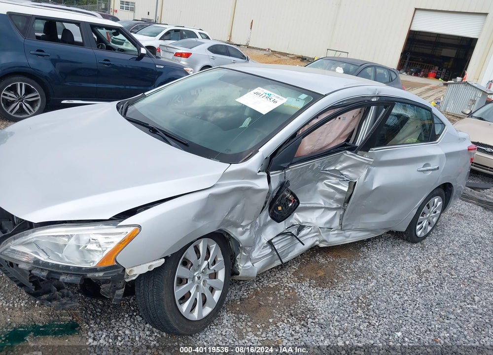 2015 NISSAN SENTRA S VIN: 3N1AB7AP4FY374597