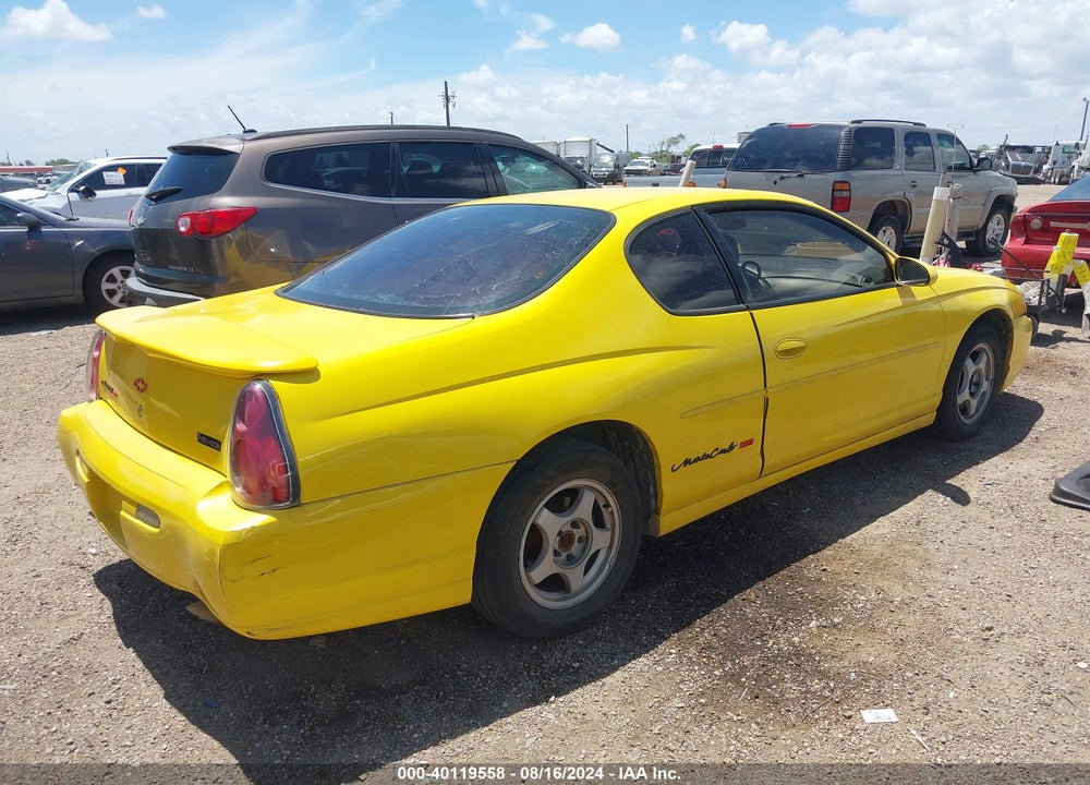 2003 CHEVROLET MONTE CARLO SS VIN: 2G1WX12K539374200