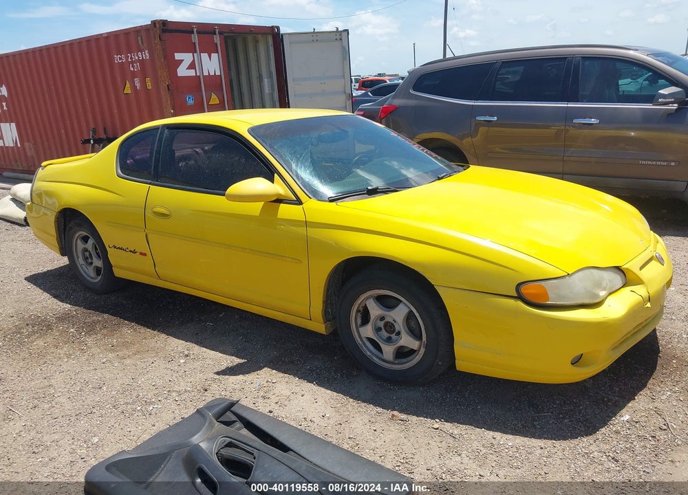 2003 CHEVROLET MONTE CARLO SS VIN: 2G1WX12K539374200