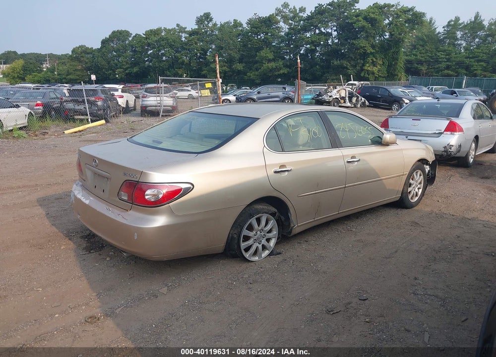 2003 LEXUS ES 300 VIN: JTHBF30G736005895