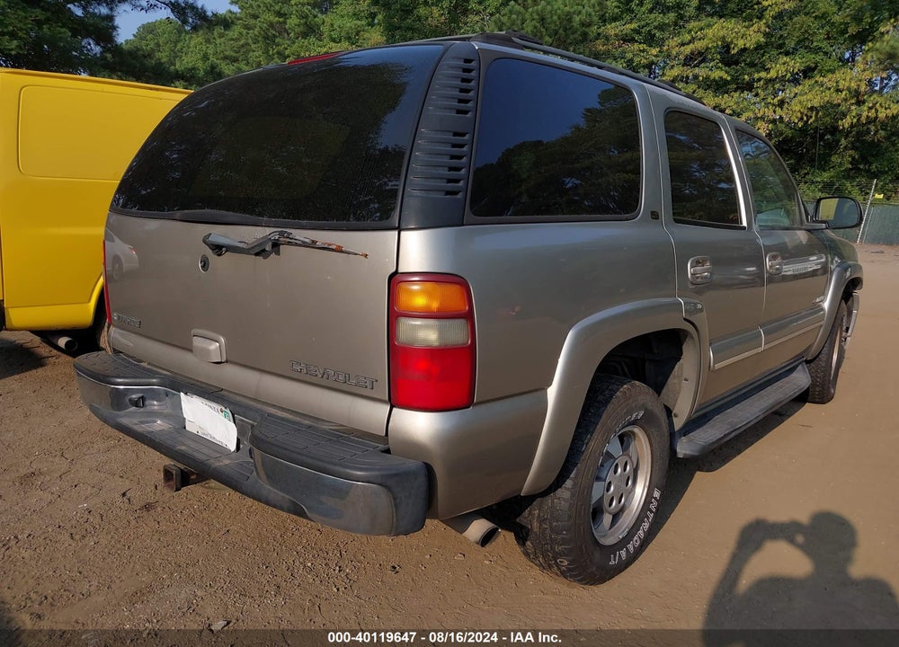 2002 CHEVROLET TAHOE LT VIN: 1GNEC13Z62R315369