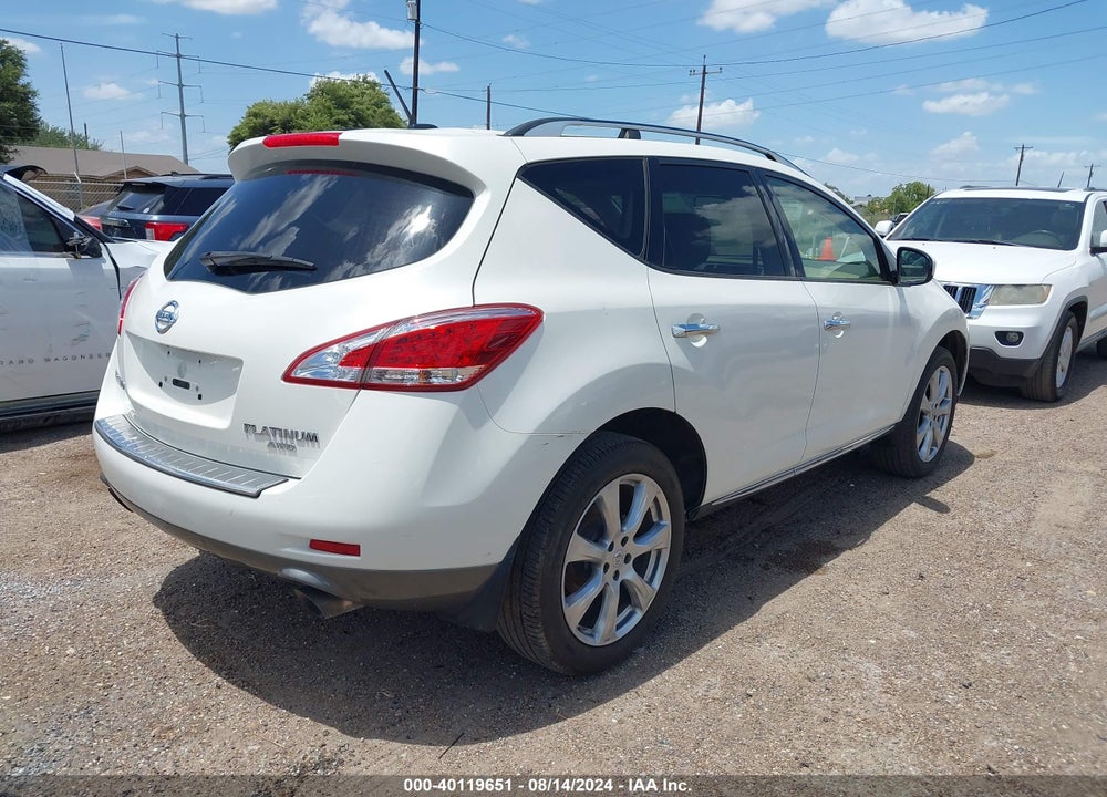 2014 NISSAN MURANO LE VIN: JN8AZ1MWXEW532945