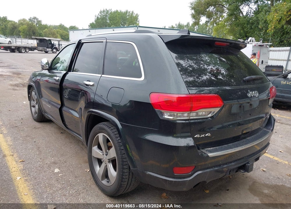 2014 JEEP GRAND CHEROKEE OVERLAND VIN: 1C4RJFCT0EC186643
