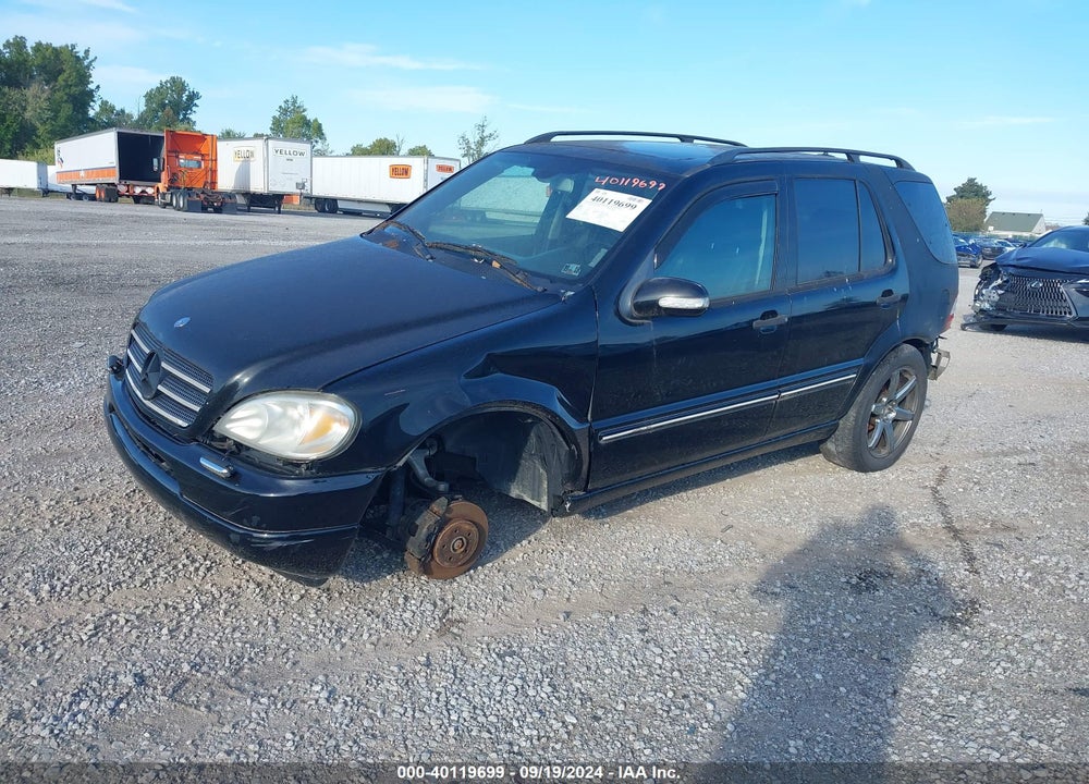 2002 MERCEDES-BENZ ML 320 VIN: 4JGAB54E12A367788