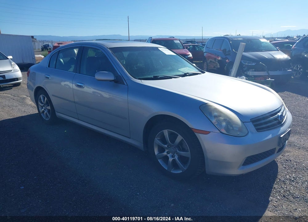 2006 INFINITI G35X VIN: JNKCV51FX6M604315