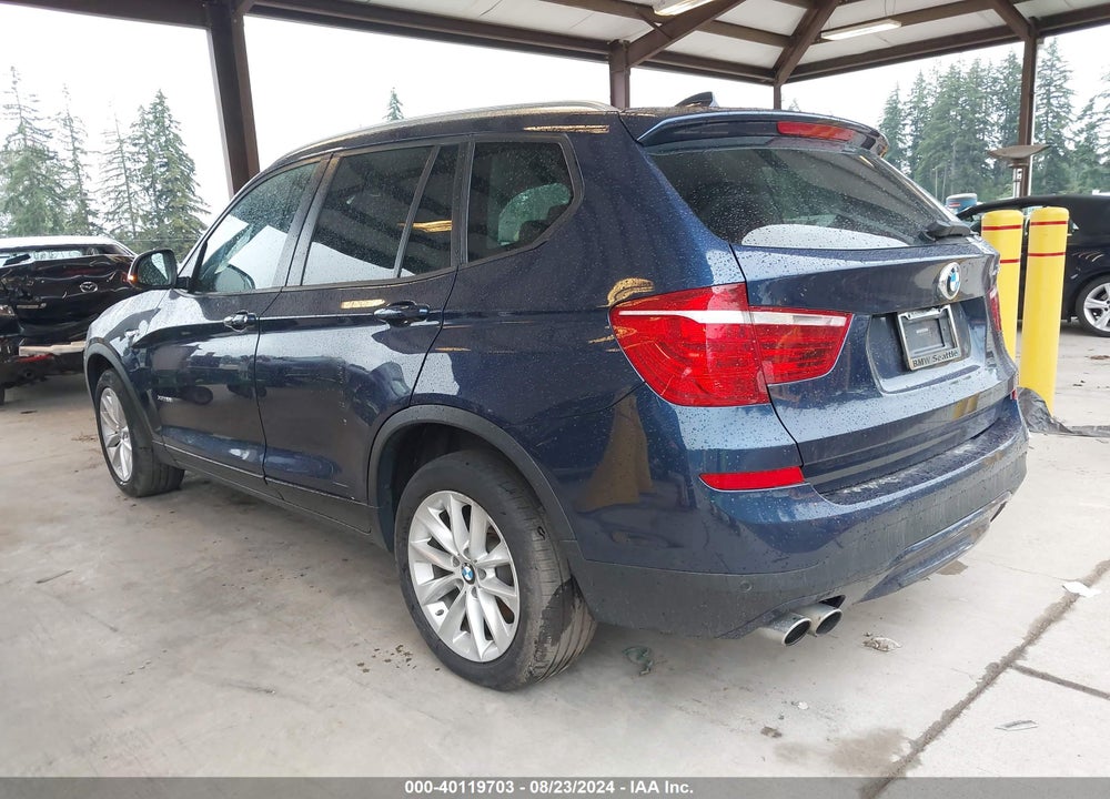 2016 BMW X3 VIN: 5UXWX9C55G0D75301