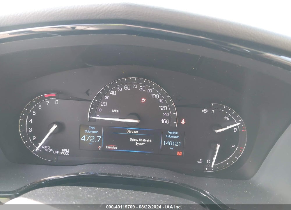 2019 CADILLAC XT5 LUXURY VIN: 1GYKNDRS9KZ272464