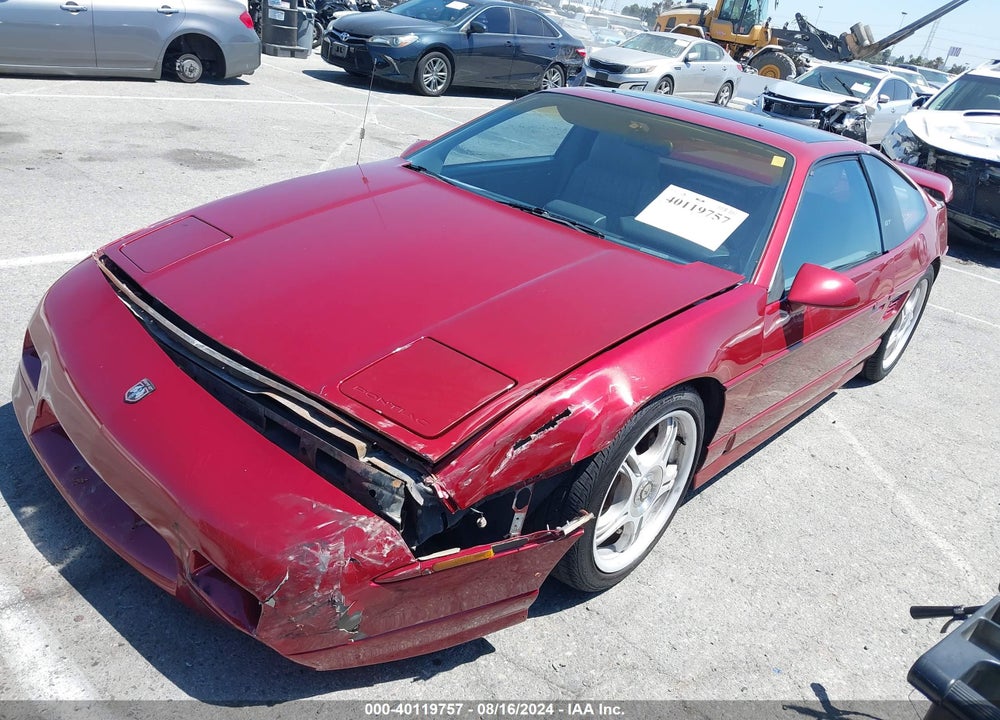 1988 PONTIAC FIERO GT VIN: 1G2PG1190JP215257
