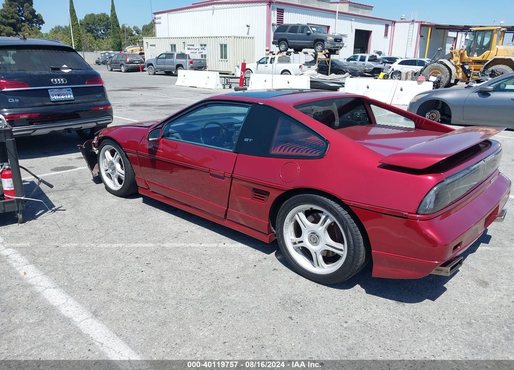 1988 PONTIAC FIERO GT VIN: 1G2PG1190JP215257