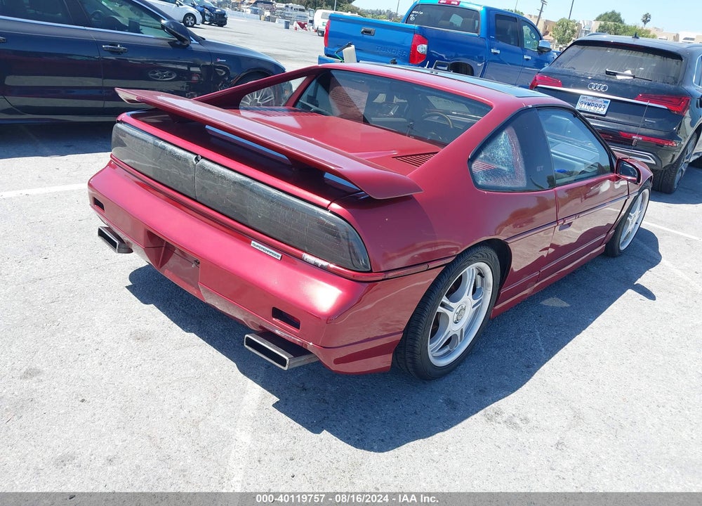 1988 PONTIAC FIERO GT VIN: 1G2PG1190JP215257