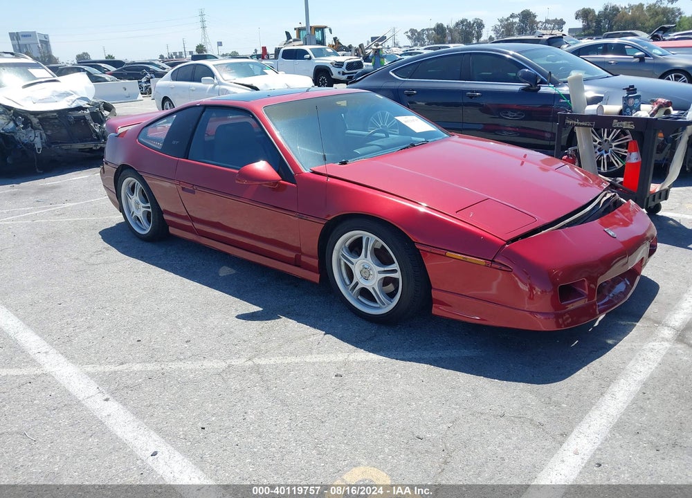 1988 PONTIAC FIERO GT VIN: 1G2PG1190JP215257
